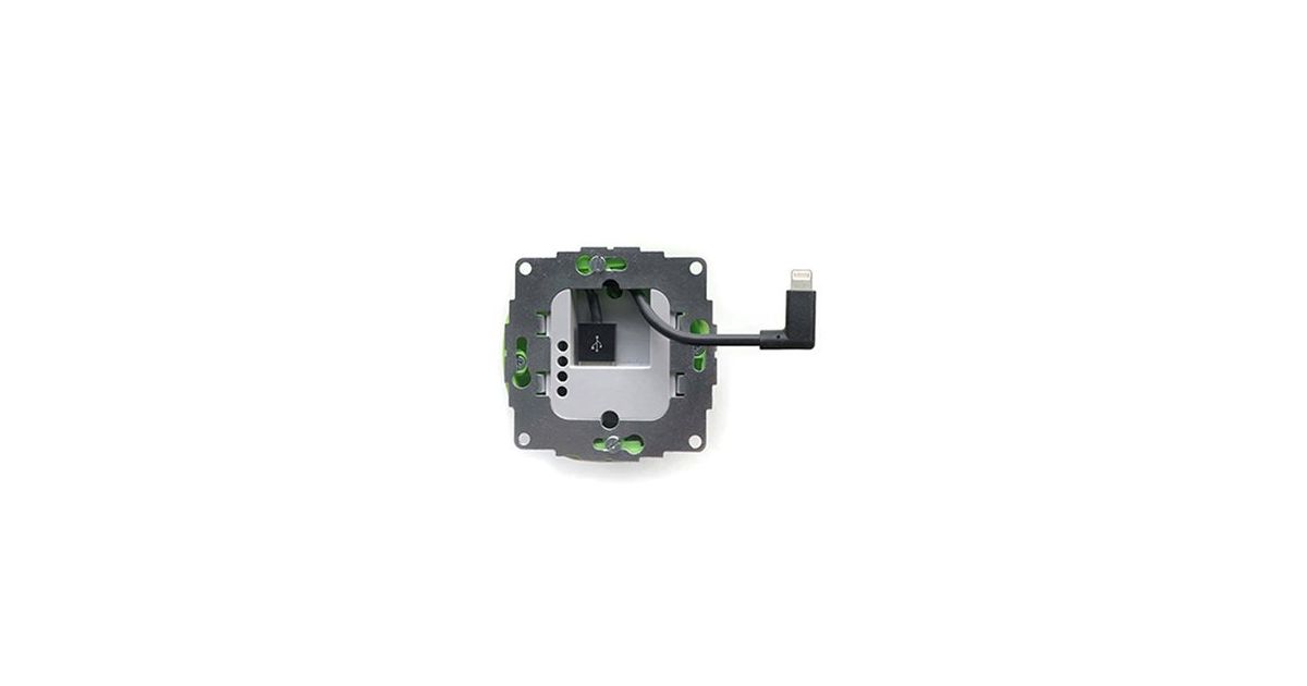 sCharge 12W inbouw voedingsadapter met USB-C connector