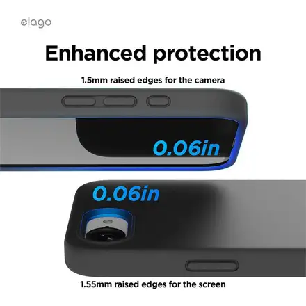 Elago kryt Silicone Case Magsafe pre iPhone 16e/17e - Black