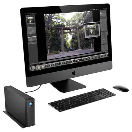 Lacie ext. HDD 8TB d2 Professional 3.5" USB-C 3.1 - Black