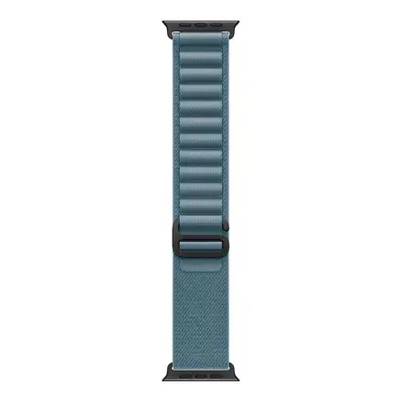 Apple Watch 49mm Light Blue Alpine Loop - Medium - Black Titanium Finish