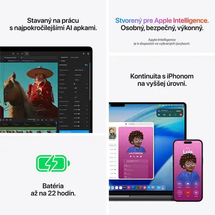 MacBook Pro 16" Apple M5 Pro 18C CPU 20C GPU 48GB 1TB Kozmický čierny INT English