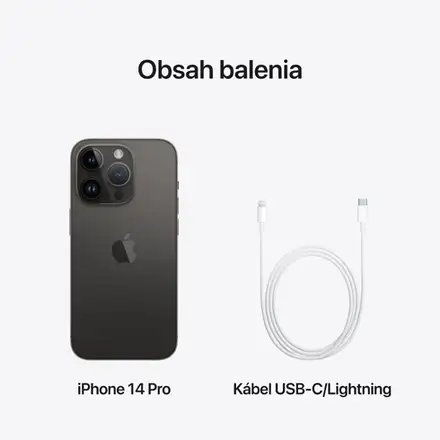 iPhone 14 Pro 128 GB kozmická čierna *Použitý s DPH - Trieda B*